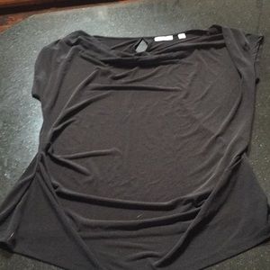 Blouse with key hole back top